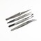 Excel Blades 4 Piece Assorted Tweezers Stainless Steel Precision Tweezers Set 12pk 30416 - alternate 5